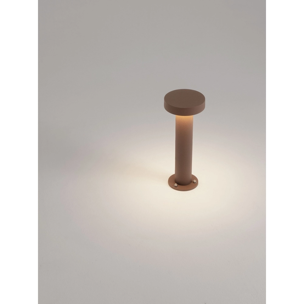 Lampe de jardin de Desing Gong brun rouille 30cm - 3000K Lyora 5212017496218