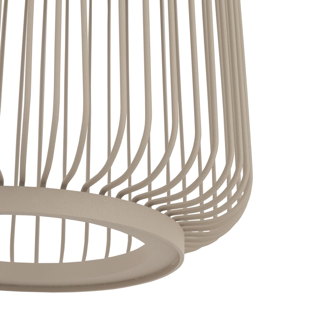 Lampe cage Kenai brun sable Ø 18cm Lyora 5903139122177