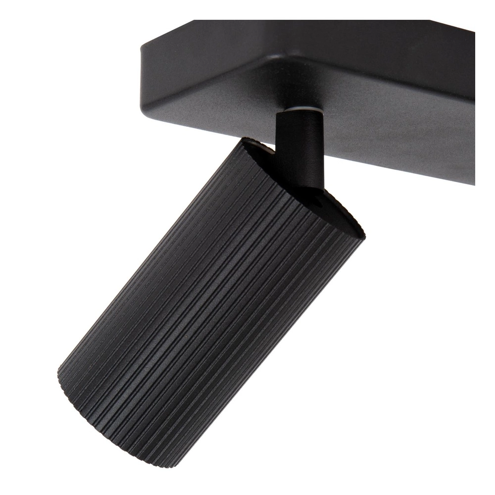 Emplacement de plafond monté en surface Clubs 2-noir clair Lucide 5411212093509