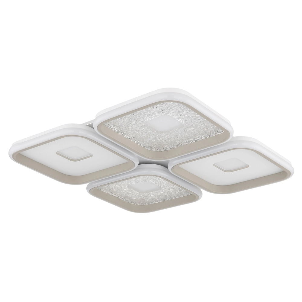 Plafonnier moderne Mosaiko 54 x 54cm brun sable Globo 9007371572762