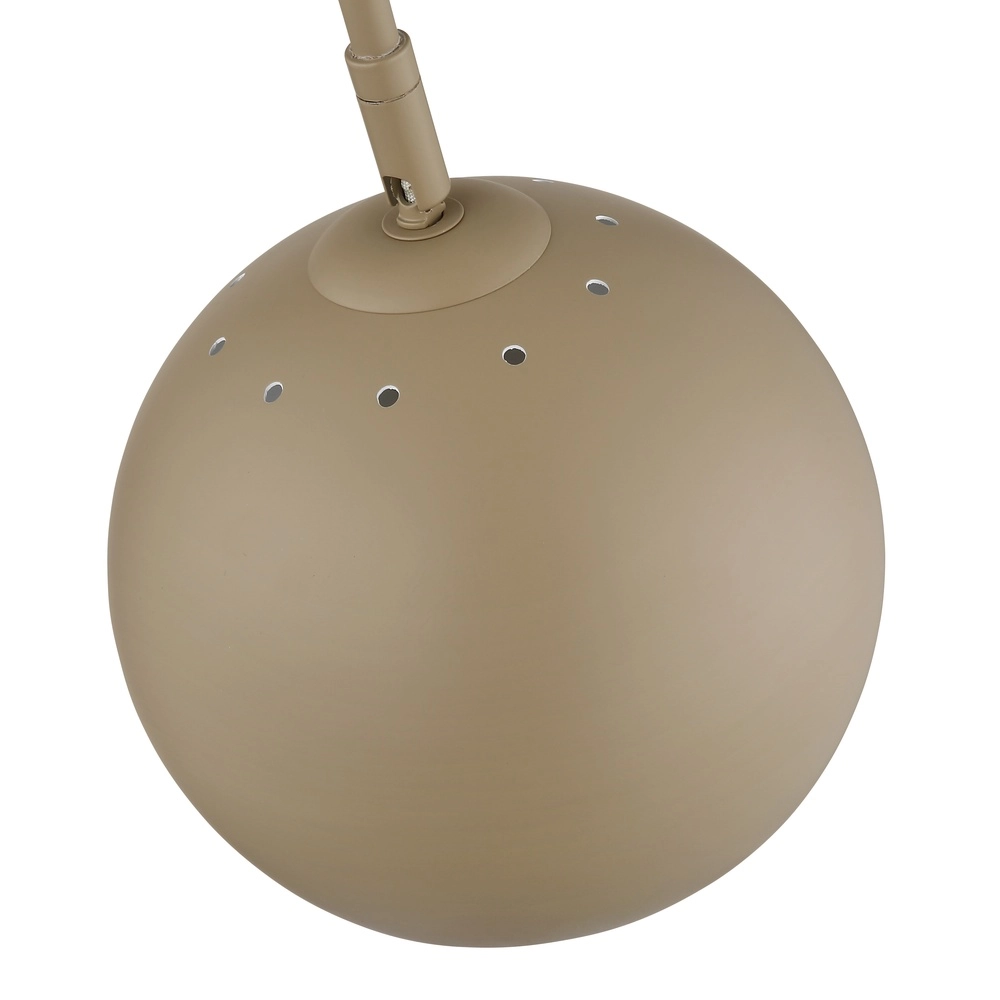 Lampadaire moderne Benno brun sable Globo 9007371507566