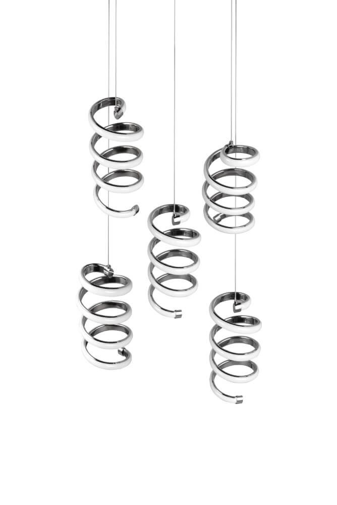 Lampe suspendue Laola 5 lumières Trio 4017807574029