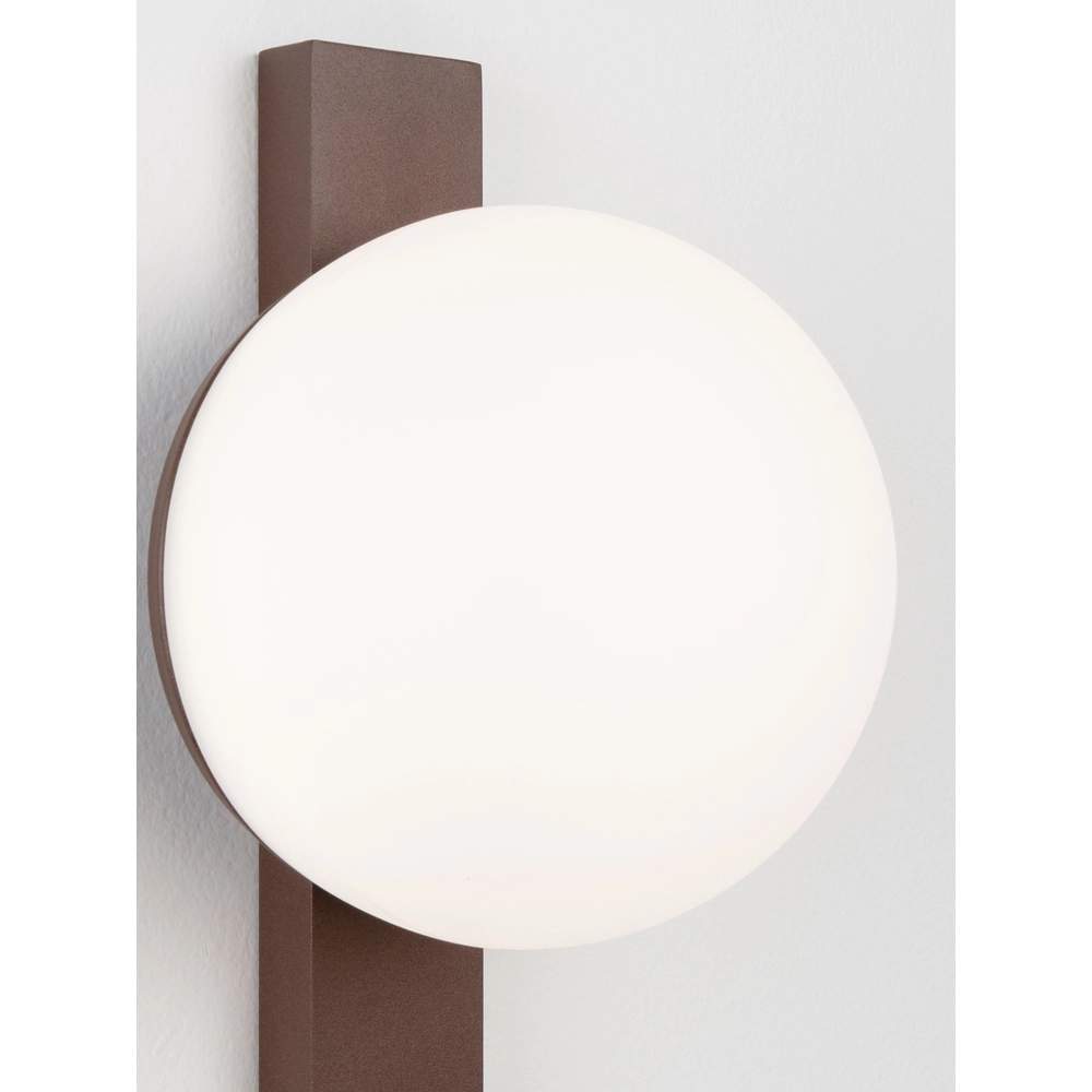 Lampe murale unique Remi Brun rouille avec une ampoule blanche Lyora 5212017494481