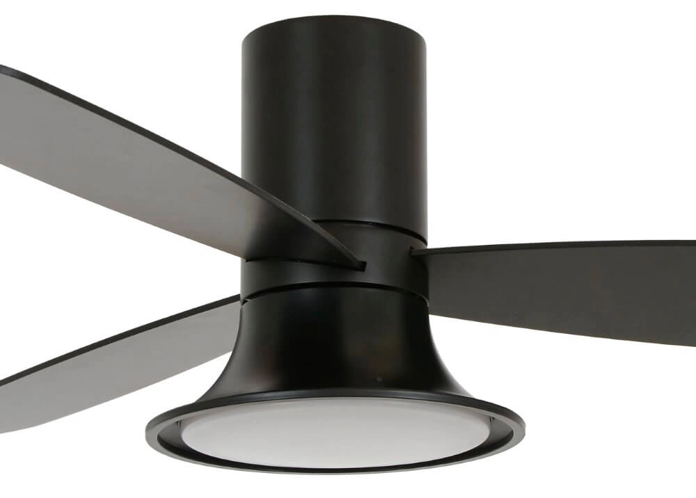 Ventilateur noir avec lampe Flusso Ø132cm Beacon 9333509151784
