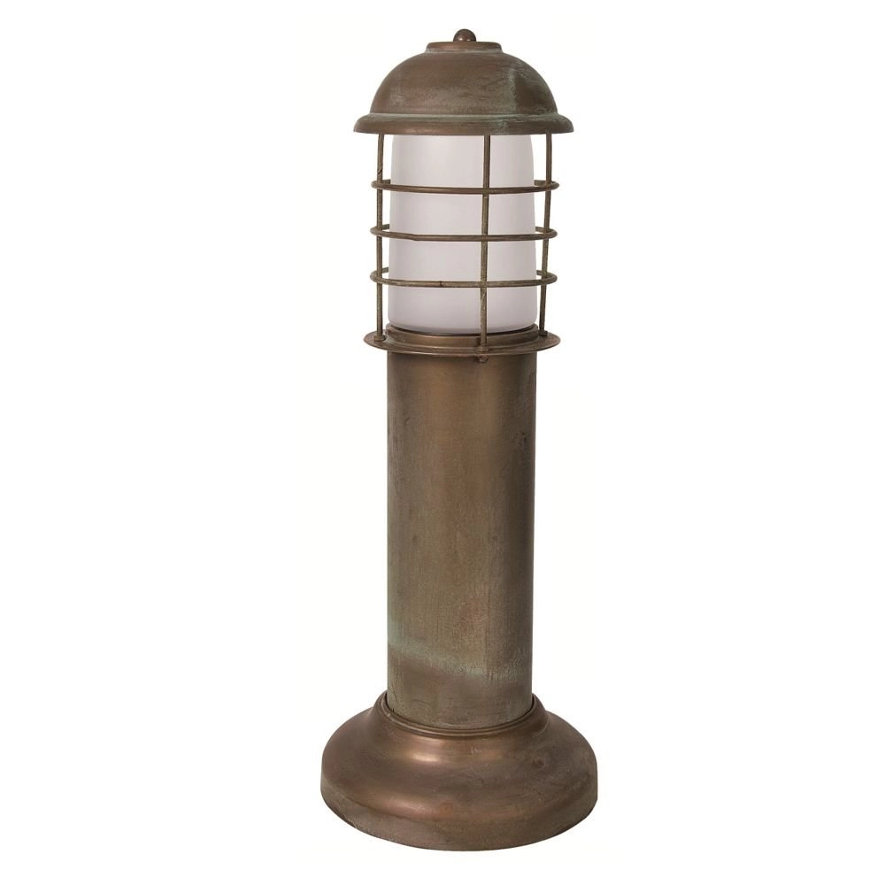 Lampe de terrasse Maritime 51cm bronze marron