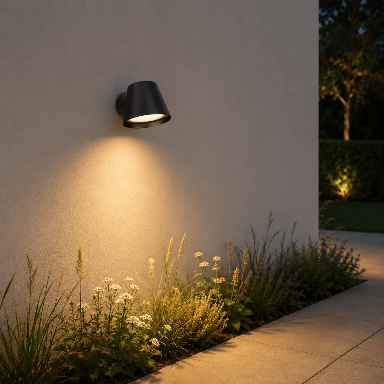 Lampe murale de conception Bell Noir