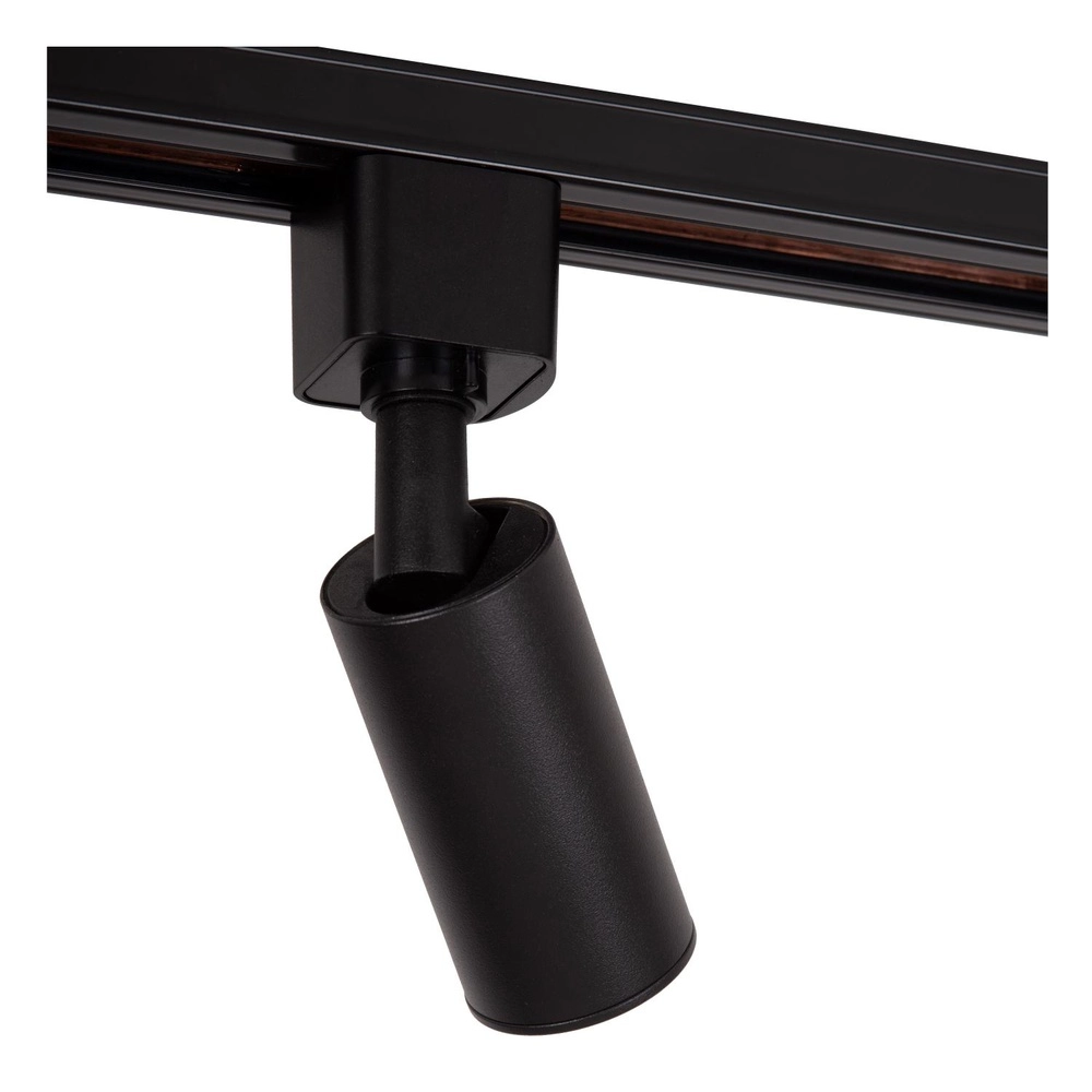 Spot ferroviaire Track Ritmo Noir monophasé Lucide 5411212094087