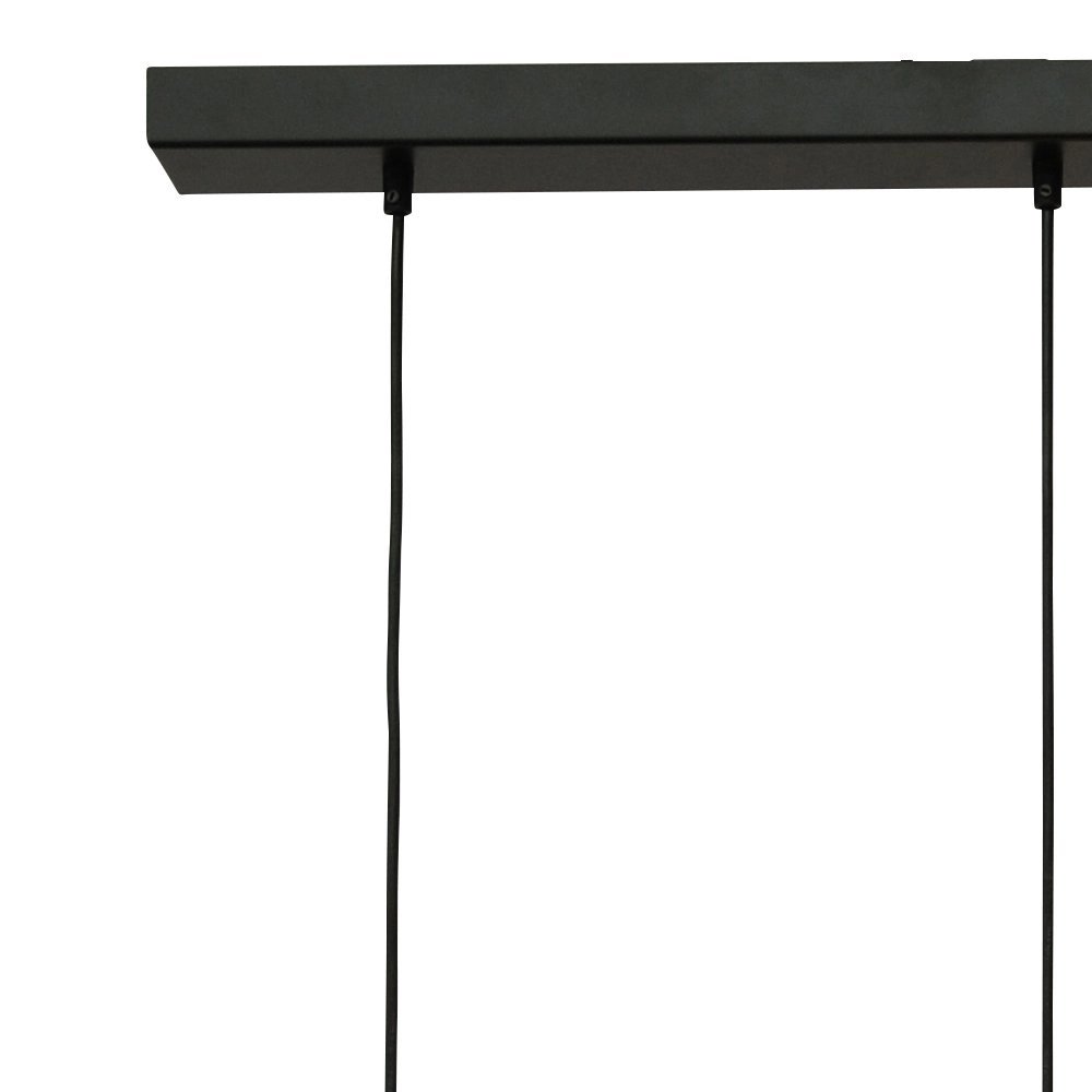 Lampe à suspension noire et dorée Bounty Verre cylindrique à 5 lumières Masterlight 8718121248462