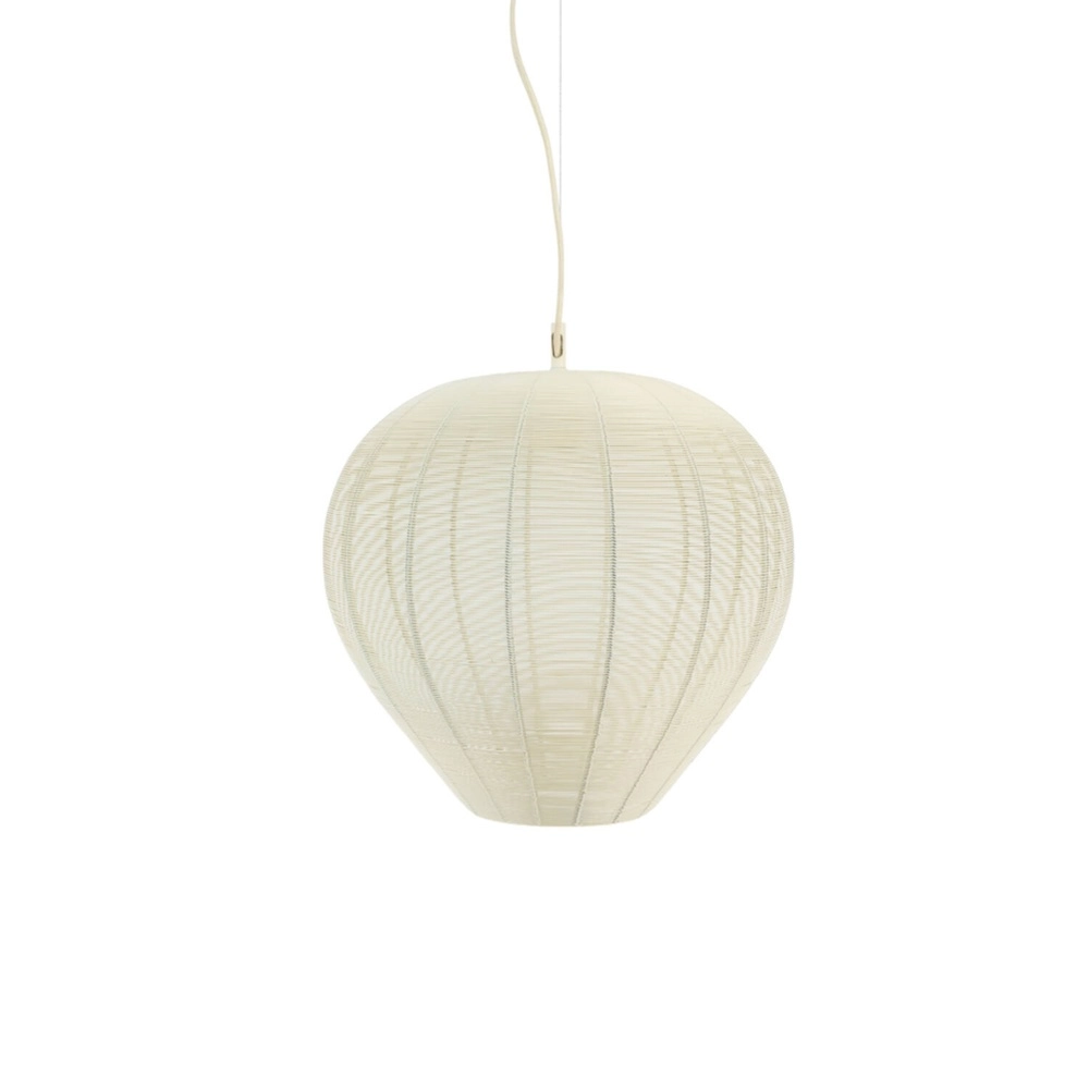 Lampe pendante scandinave Horan Ø 40 cm de blanc