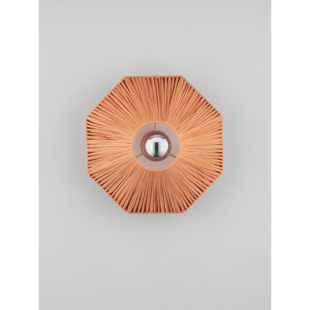 Lampe murale Elvio terre cuite Ø 30cm Lyora 5212017493873