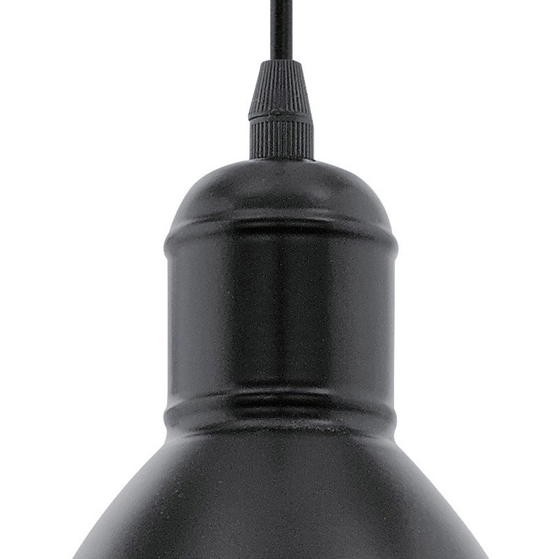 Lampe à suspension Priddy 4 lumières noir Eglo 9002759494667