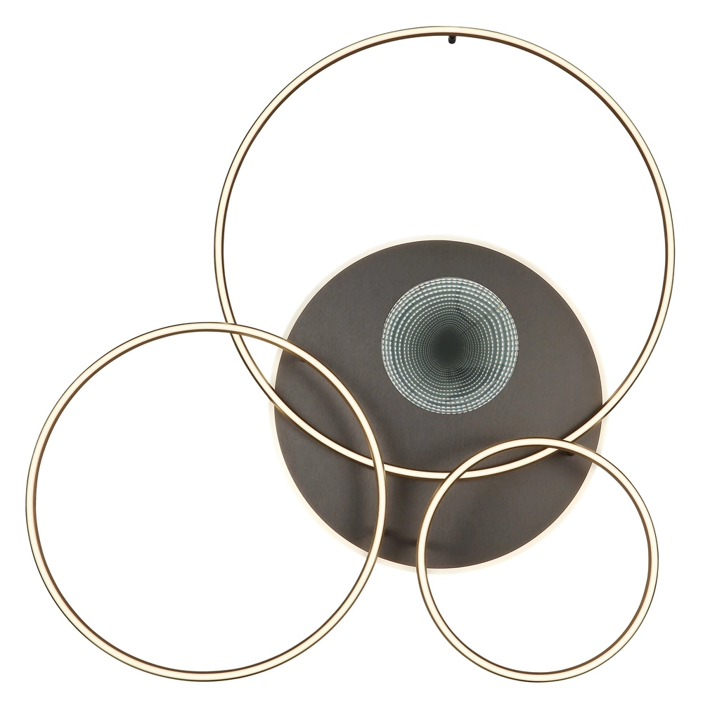 Lampe de plafond moderne Invertina Or 126cm Globo 9007371453016