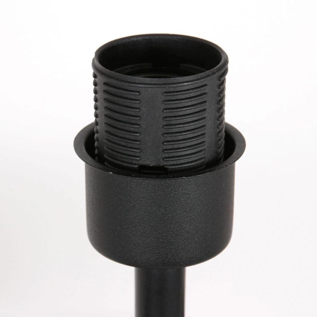 Lampe de table noire Stang avec un chapeau en liège Ø30cm Steinhauer 8712746180602