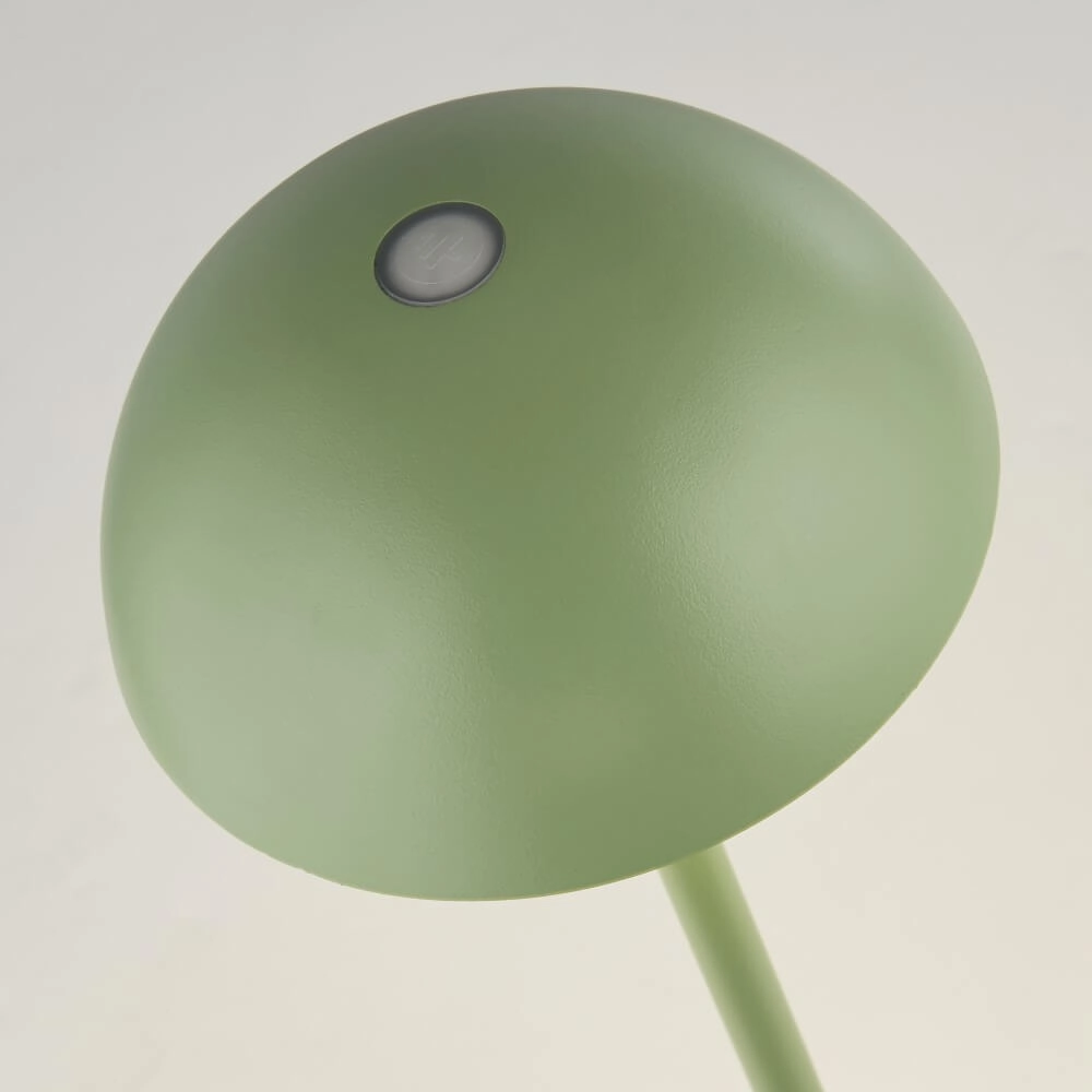 Lampe de table sans fil Portabello vert Searchlight 5053423229805