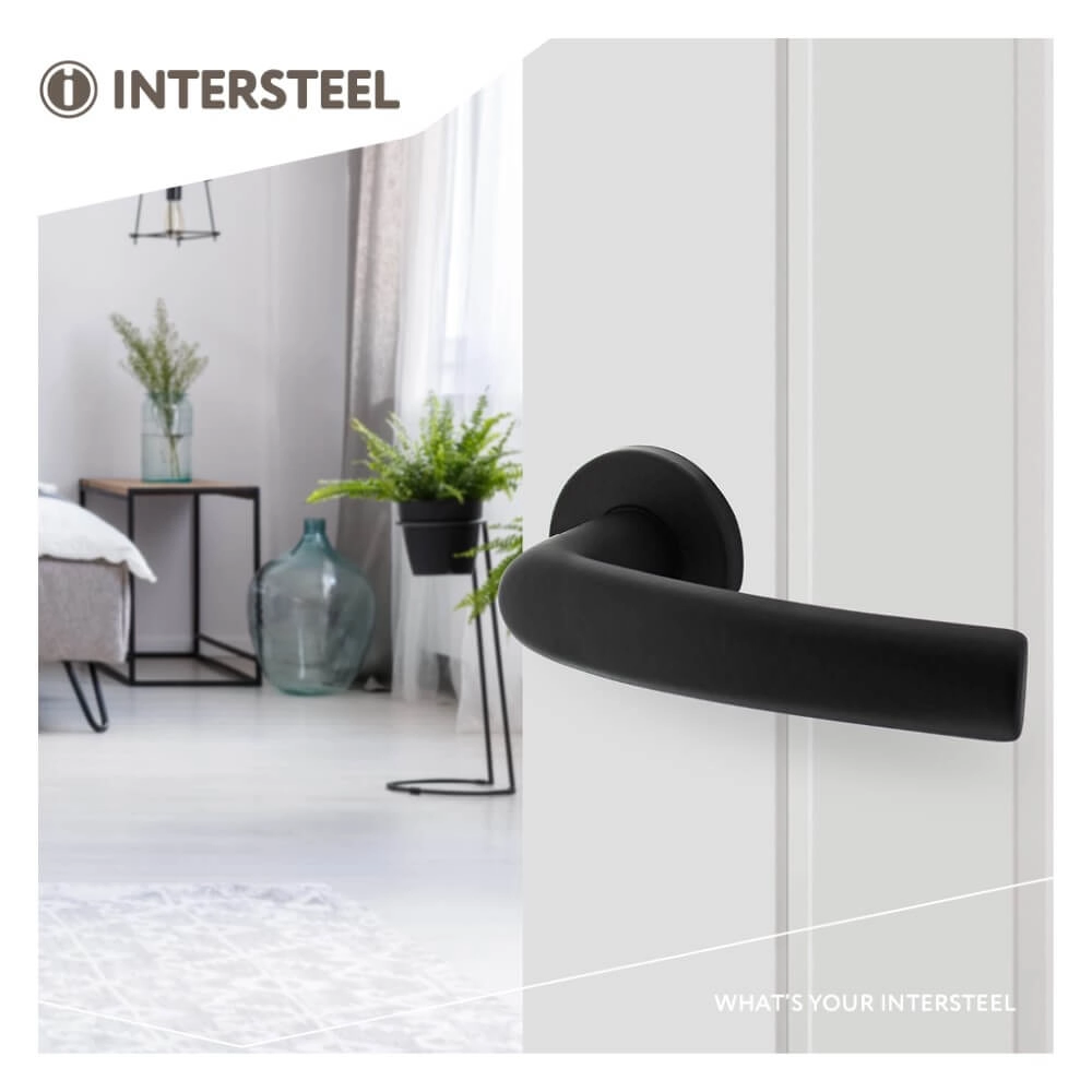 Poignée Denham aluminium noir Ø 5cm Intersteel 8714186505182