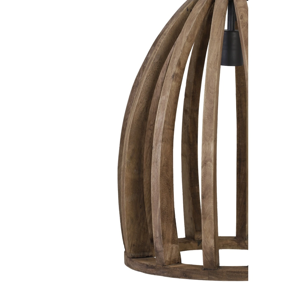 Lampe pendante en bois Haranka Ø 38cm Light & Living 8717807293314