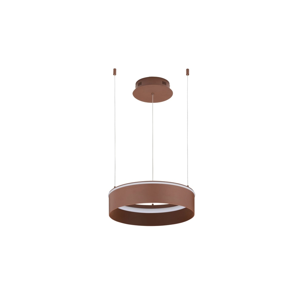Lampe pendante moderne Olivia marron Ø 40 cm Lyora 5212017494238