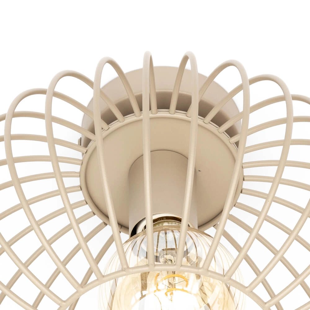 Plafonnier en fil Wire Ø 30cm couleur sable ETH 8720195307556