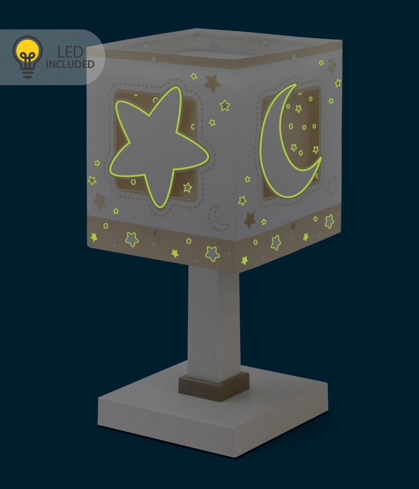 Lampe de table Moonlight lueur blanche dans le noir Dalber 8420406002415