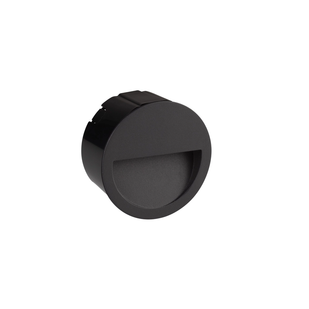 Lampe murale ronde encastrée Sete Noir Lyora 5212017497987