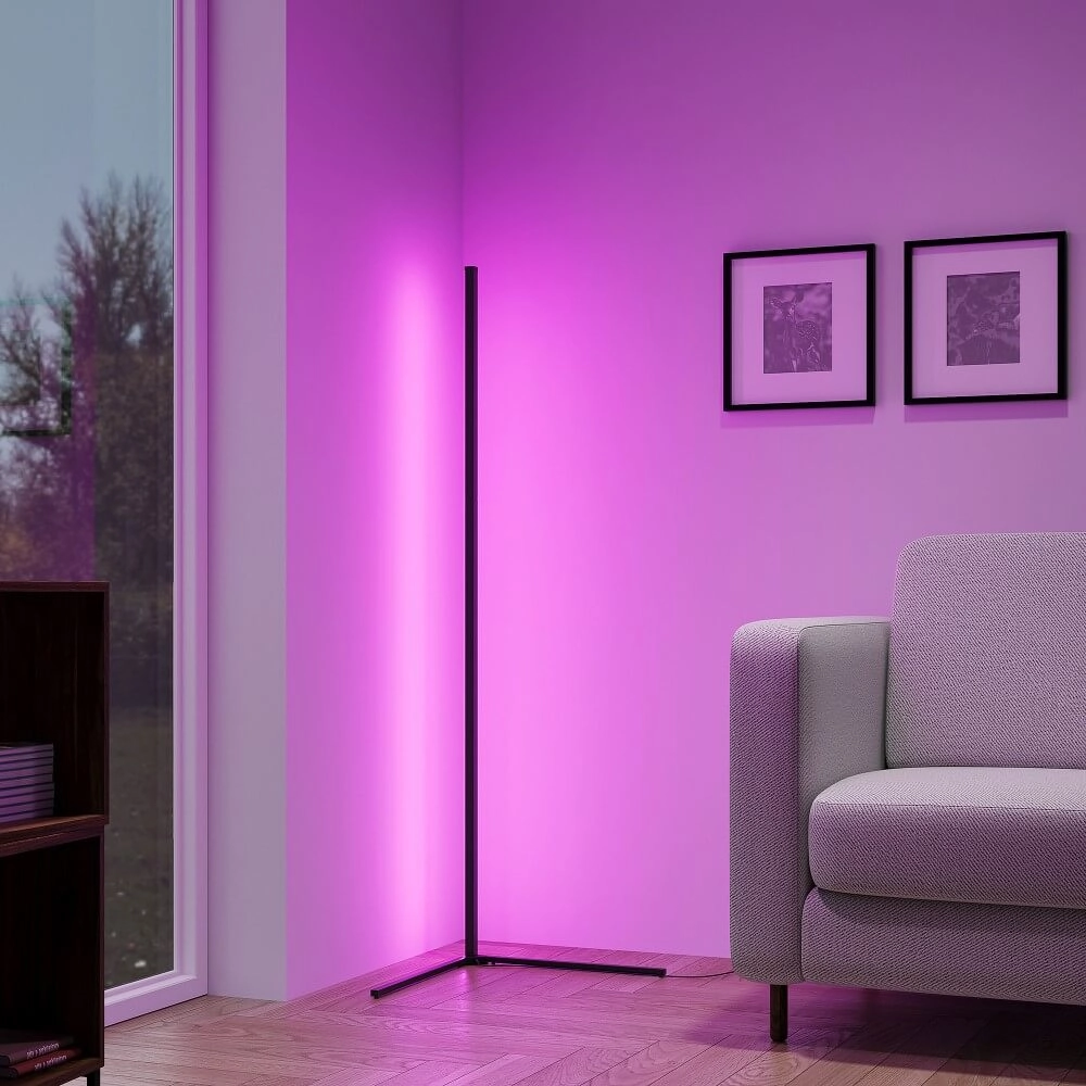 Lampadaire Gaming Level avec RVB et télécommande Trio 4017807577440