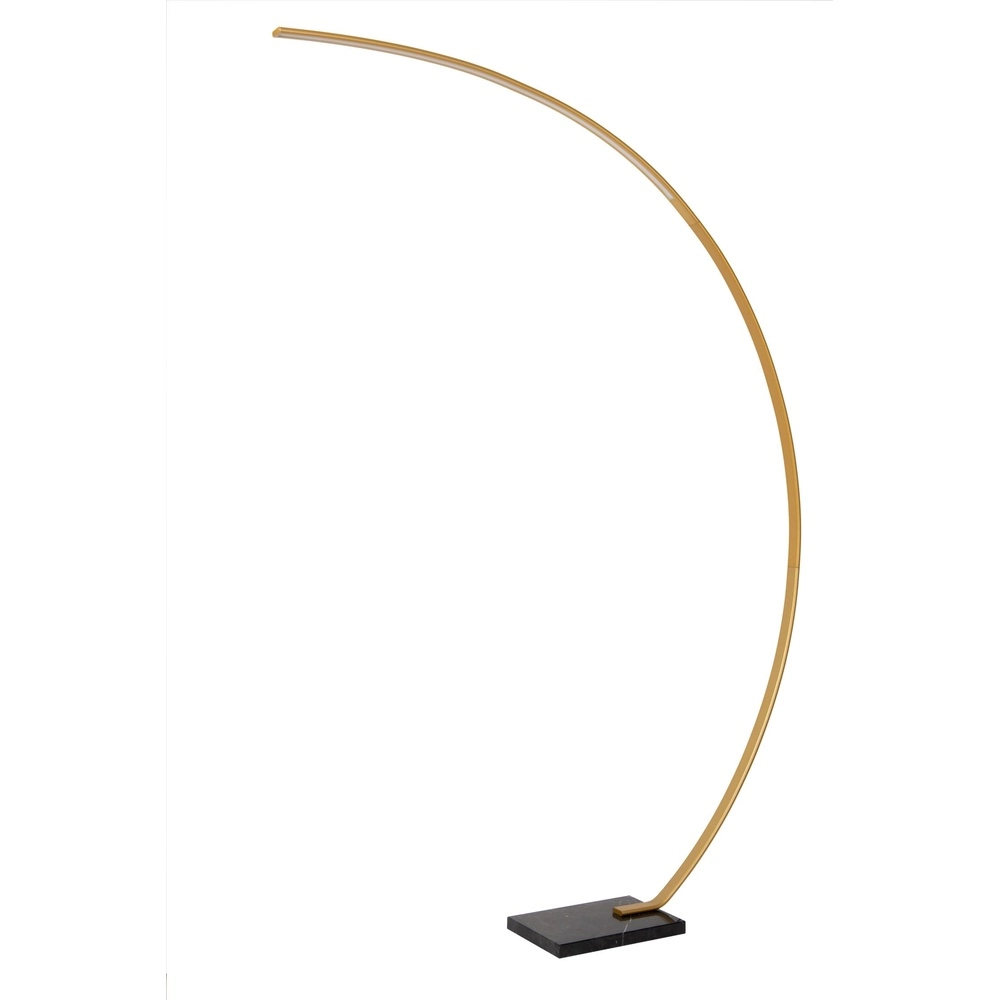 Lampe à arc de conception Curve Or
