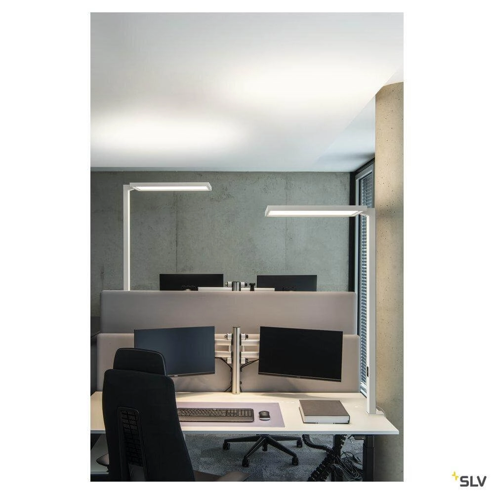 Lampe de bureau LED Worklight 120 cm blanc SLV 4024163254601
