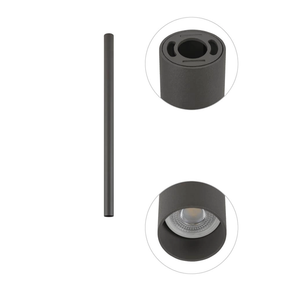 Spot long en saillie Fourty M 75 cm - anthracite Lyora 5903139108874