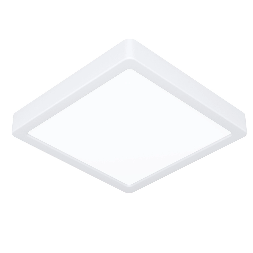 Lumière LED de plafond Fueva 6 Carré - Blanc - 22x22cm