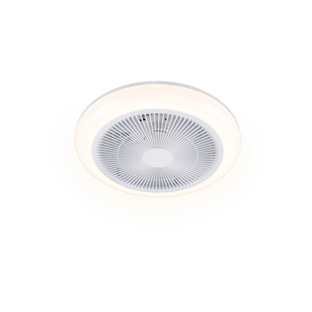 Ventilateur de conception Holmsund blanc Ø 46cm avec fonction RVB Trio 4017807688665