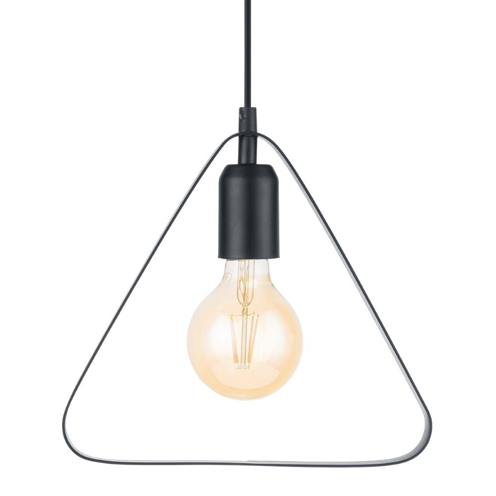 Lampe à suspension Bedington Triangle noir