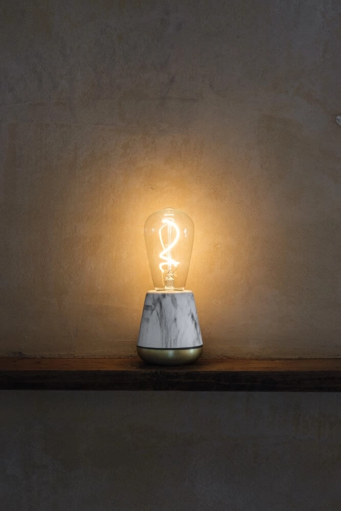 Lampe de table rechargeable One White Marble Humble 7446023294270