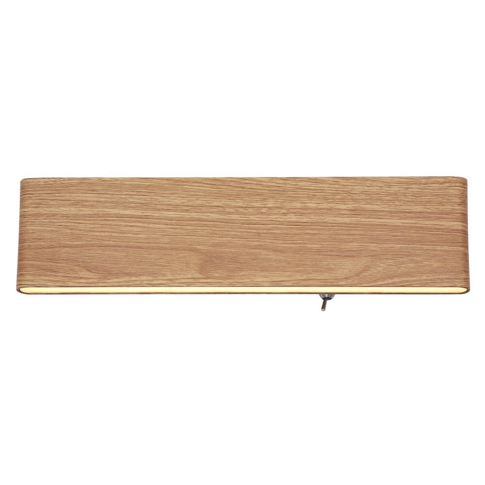 Applique murale design Siegfried Bois M avec interrupteur Globo 9007371418145