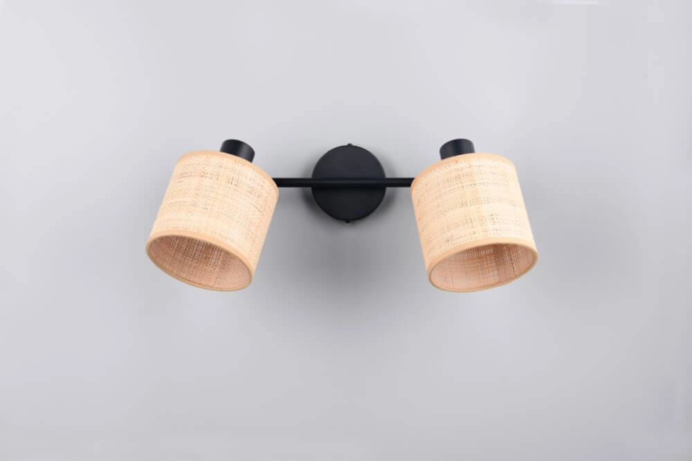 Plafonnier 2 lumières Aimee avec des bouchons de crème Trio 4017807637342