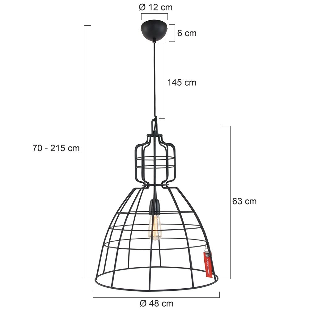 Lampe fil de cage Mark III Steinhauer 8712746108507