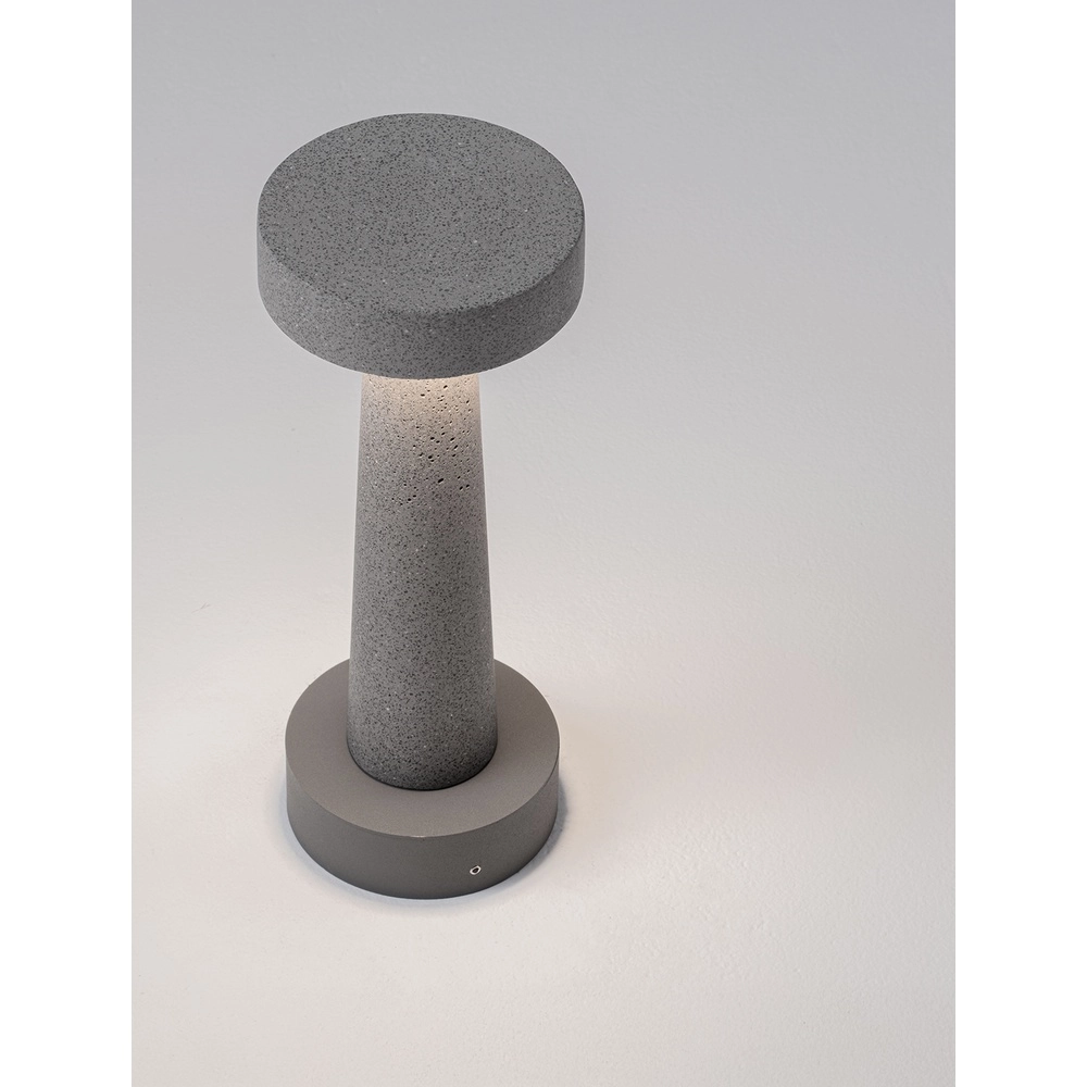Lampe de jardin Cram gris béton 30cm Lyora 5212017454676