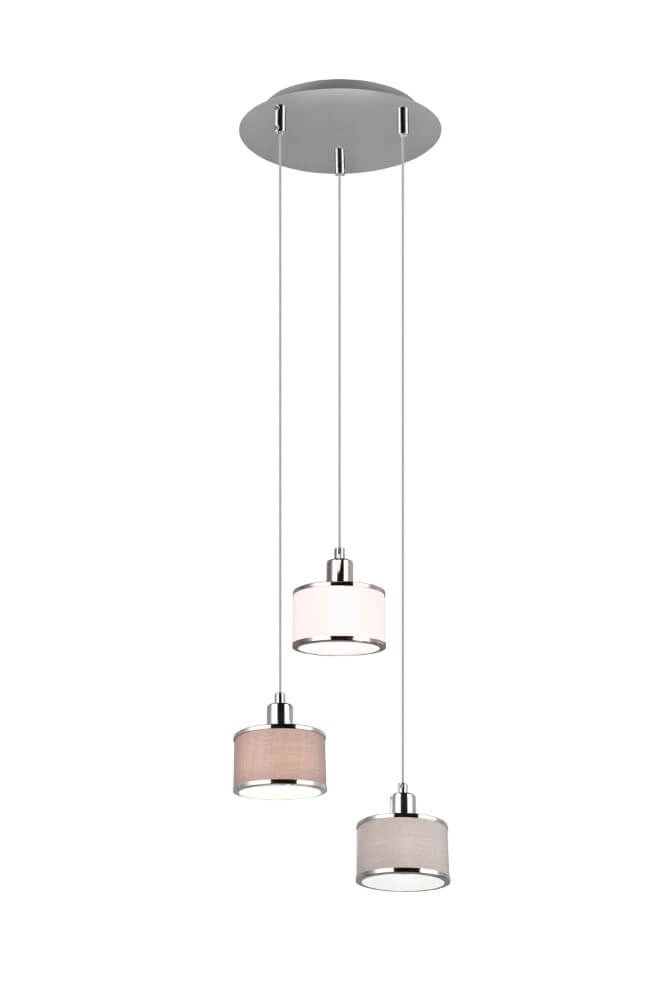 Lampe suspendue 3 lumières Kaprun rond Ø 29cm