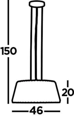 Lampe suspendue Verre Tiara Searchlight 5053423185682