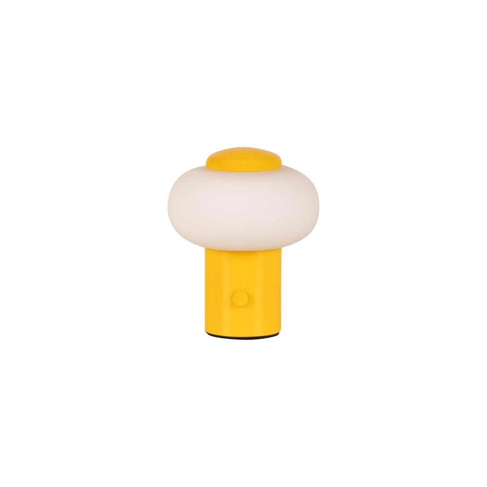 Lampe de table rechargeable Gustav jaune