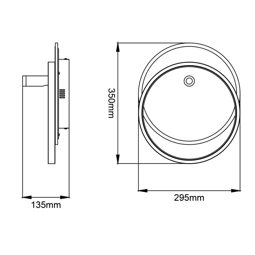 Plafonnier LED Eunomia avec une moquerie Brilliant 4004353409677