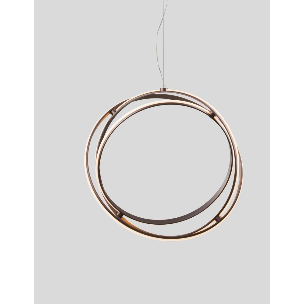 Suspension Pertone S Ø 70cm noir avec lueur violette Lyora 5212017419705