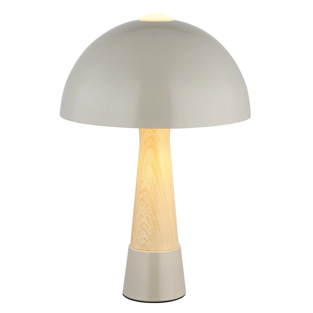 Lampe de table unique Paulin Ø 25cm gris