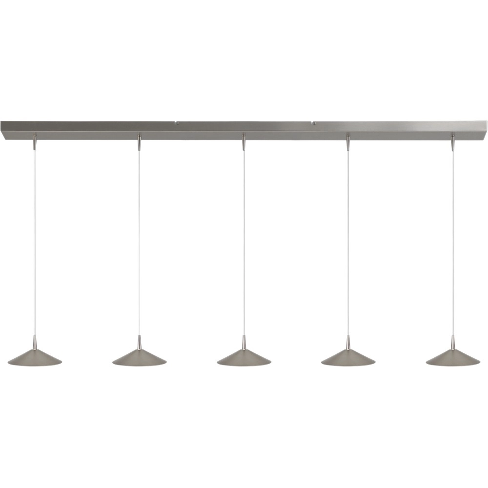 Lampe suspendue à 5 lumières Ceppo nickel Ø 18cm