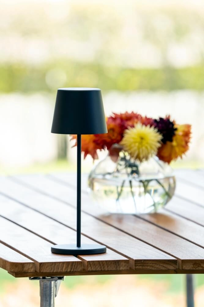 Lampe de table rechargeable Vence noir KonstSmide 7318307888751