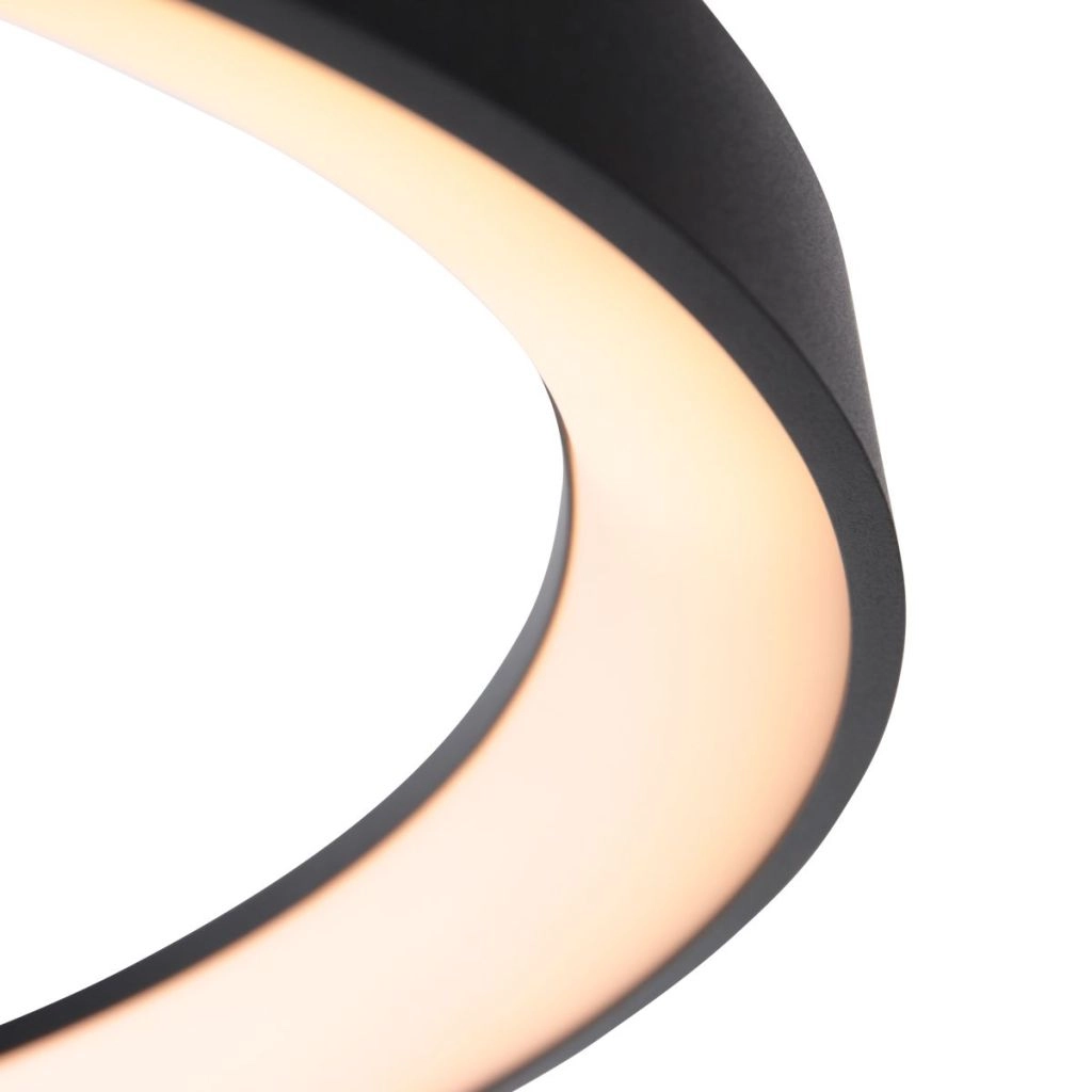 Lampe suspendue Ringlede Noir Steinhauer 8712746184983