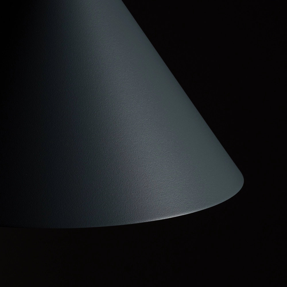 Lampe pendante de conception Zenith bleu umbra Ø 35cm Lyora 5903139114875