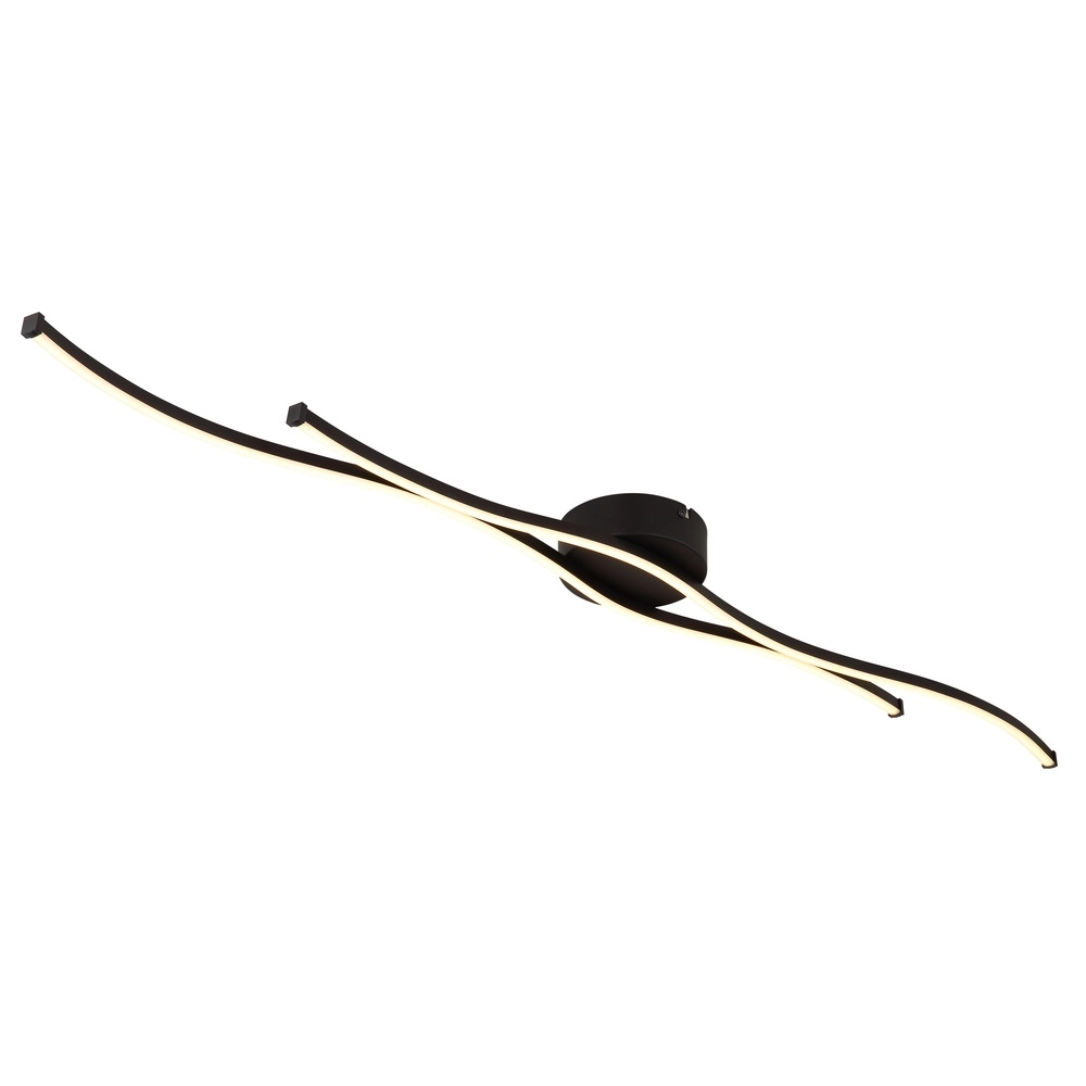 Lampe de plafond moderne Boyd Noir