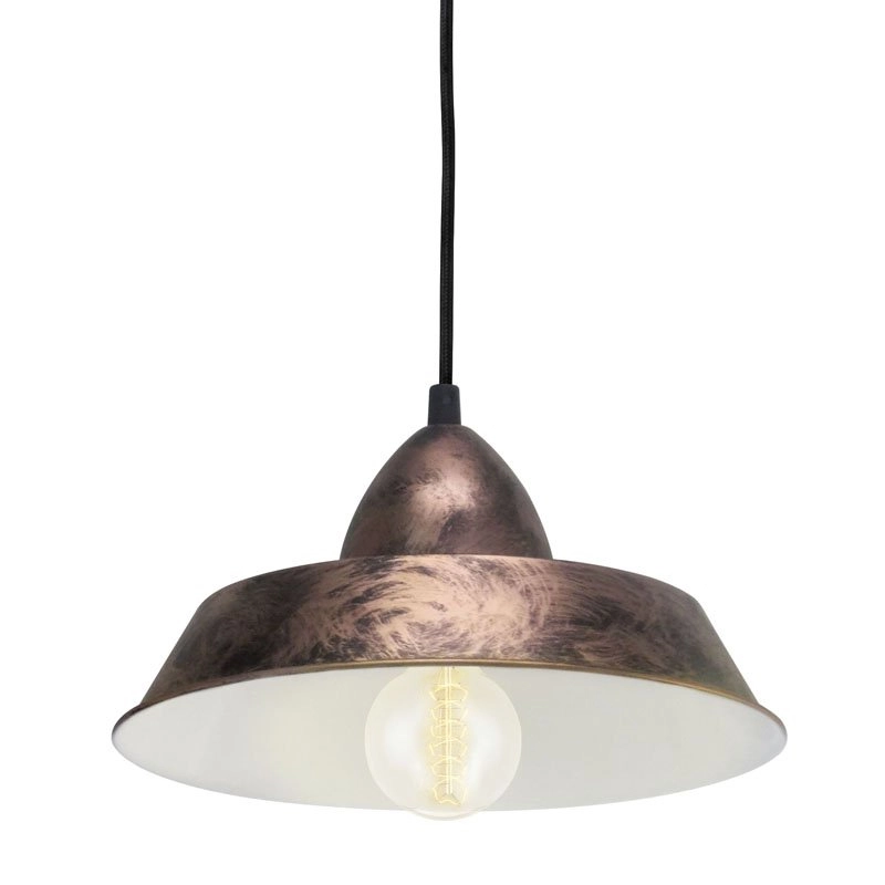 Lampe à suspension Auckland Brun bronze Eglo 9002759492434