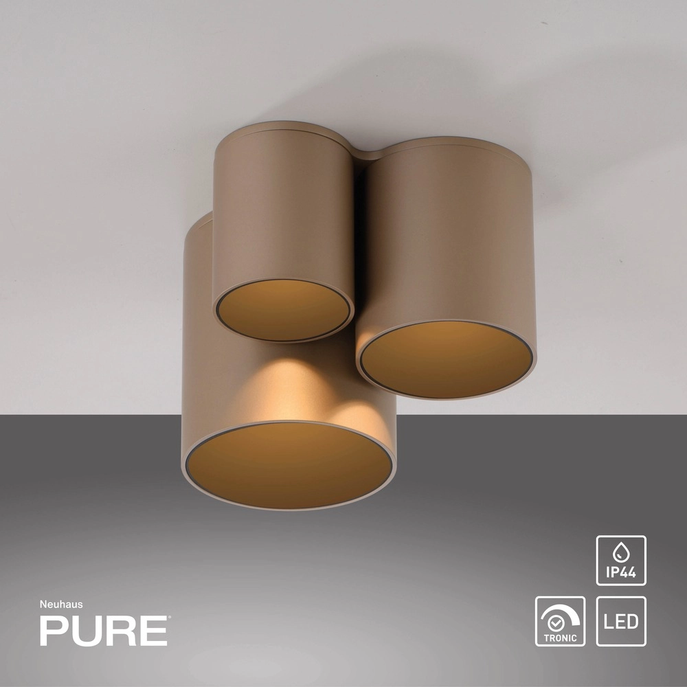Éclairage de plafond 3L Pure Point Bronce Paul Neuhaus 4012248395721