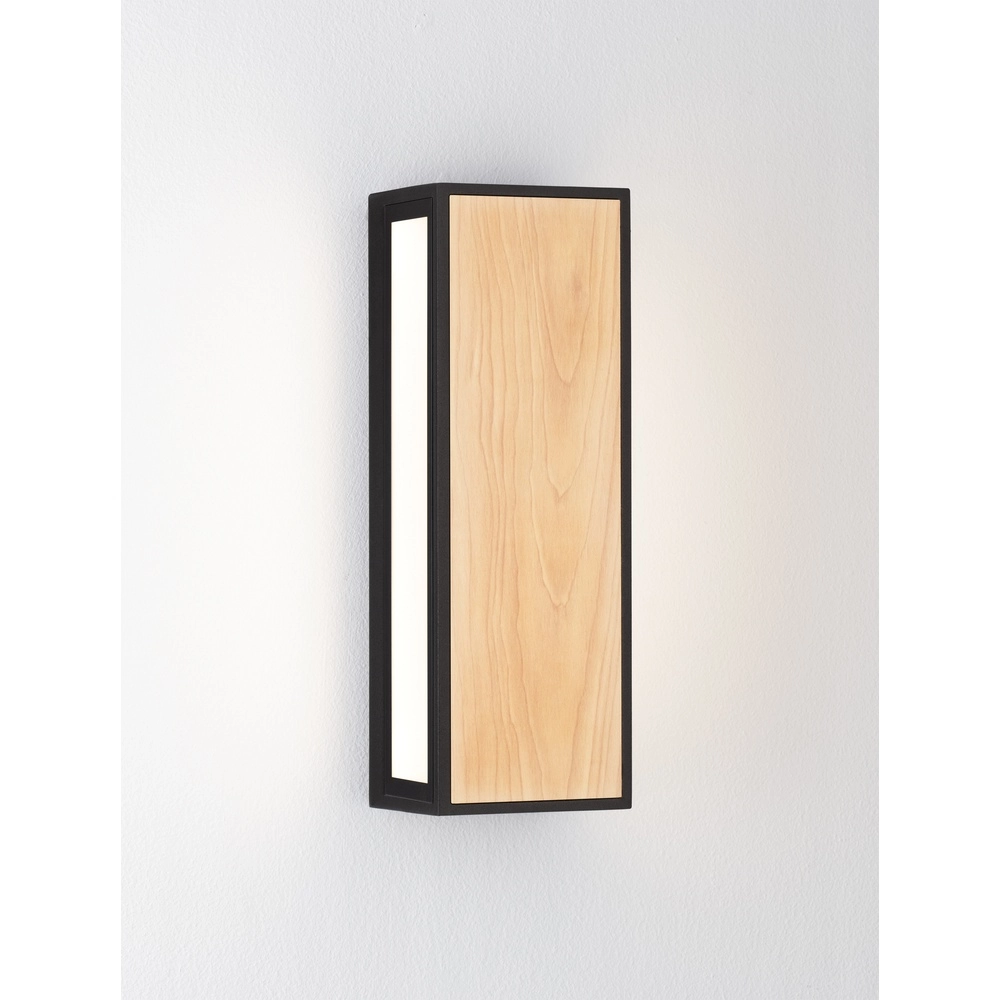 Applique murale Astral anthracite avec bois Lyora 5212017449948